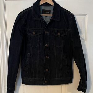 Banana Republic Dark Wash Indigo Men’s Denim Jacket 100% Cotton New W/O Tags
